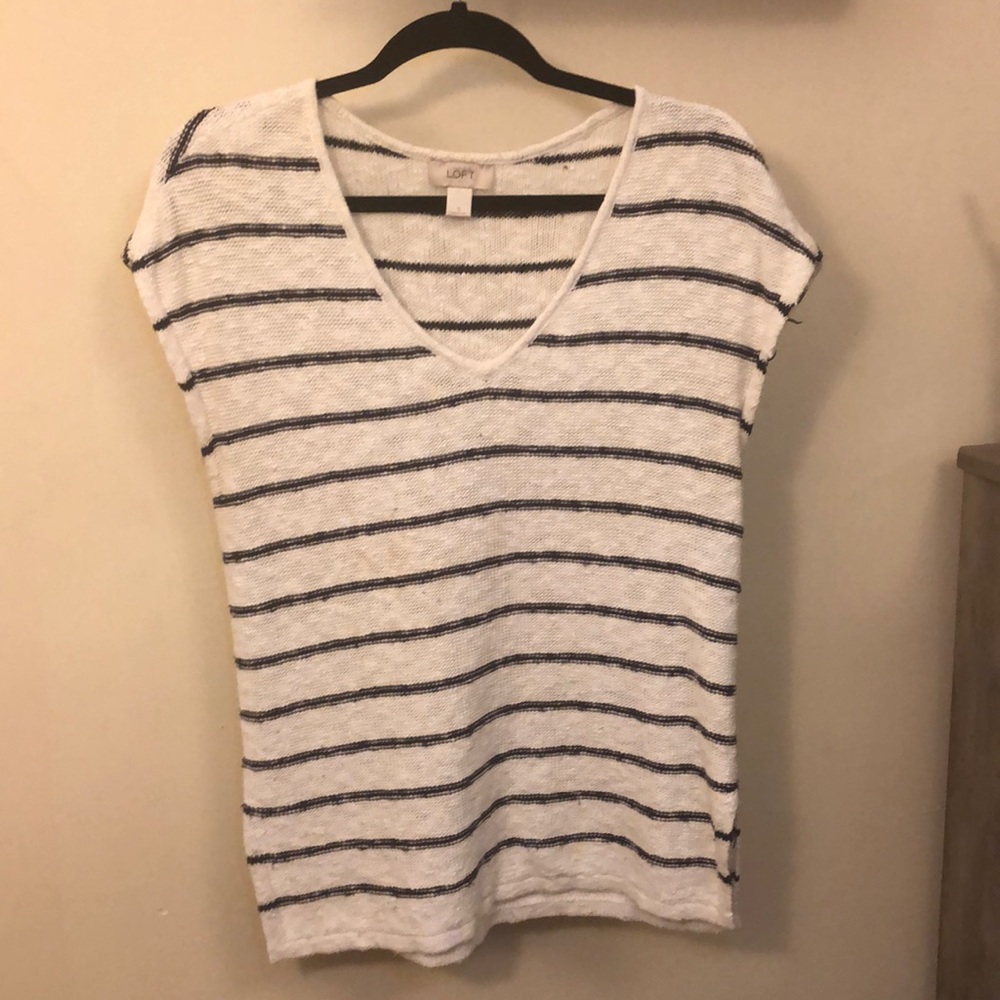 Striped sweater t-shirt
